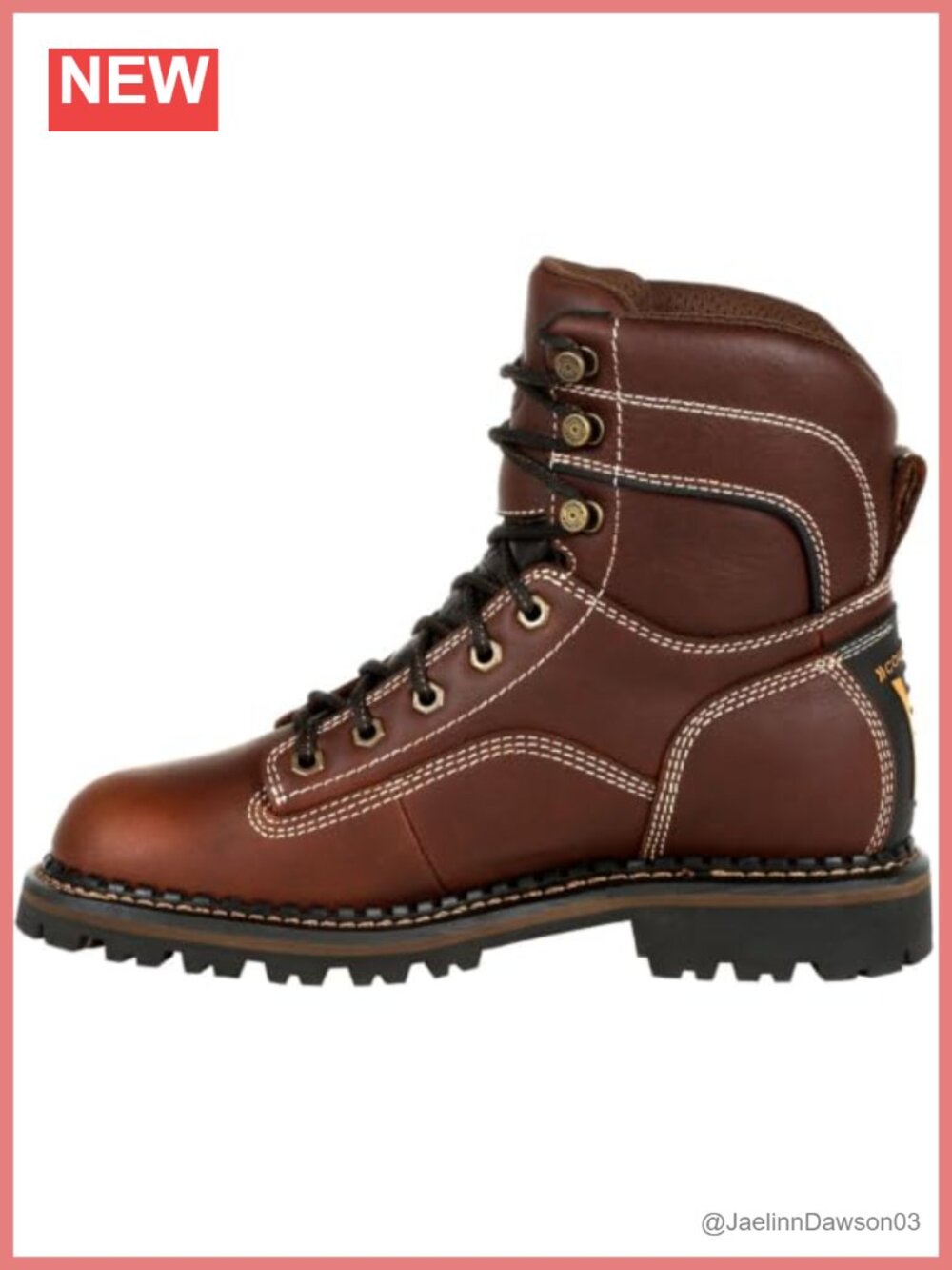 Georgia Boot AMP LT Logger Alloy Toe Waterproof Work Boot